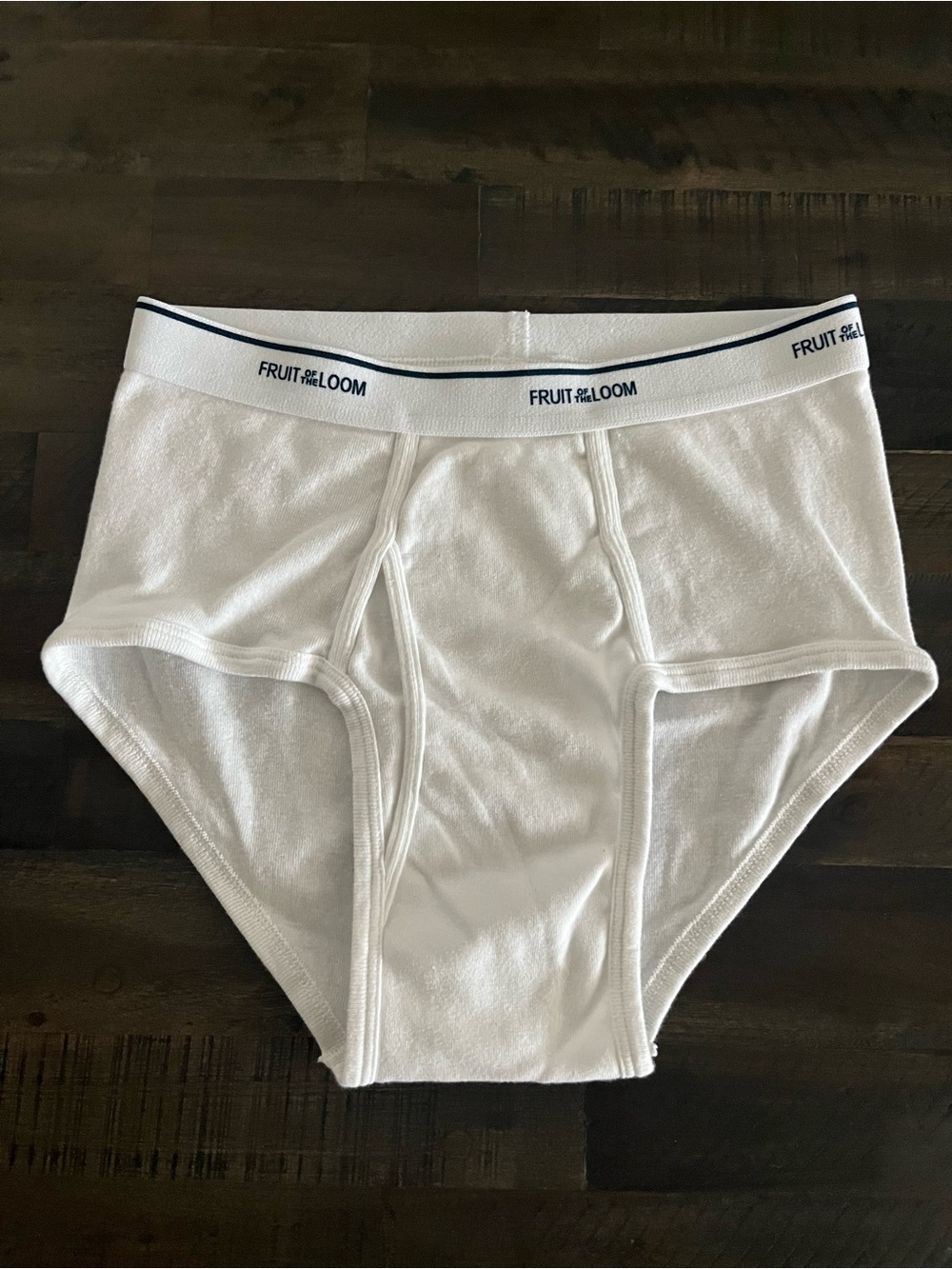 MENS FRUIT OF THE LOOM WHITE BRIEFS